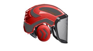 PROTOS Helm forest 204002 rood/grijs